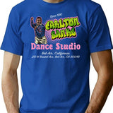 Carlton Banks Dance Studio T-Shirt for Men & Women, T-Shirts Graphic Tee - Blue