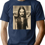 Carol Borland T-Shirt for Men & Women, T-Shirts Graphic Tee - Navy