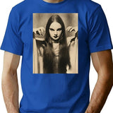 Carol Borland T-Shirt for Men & Women, T-Shirts Graphic Tee - Blue