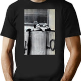Carrie Fisher In A Trash Can T-Shirt - Black