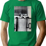 Carrie Fisher In A Trash Can T-Shirt - Green