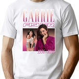 Carrie Fisher Retro Shirt T-Shirt - White