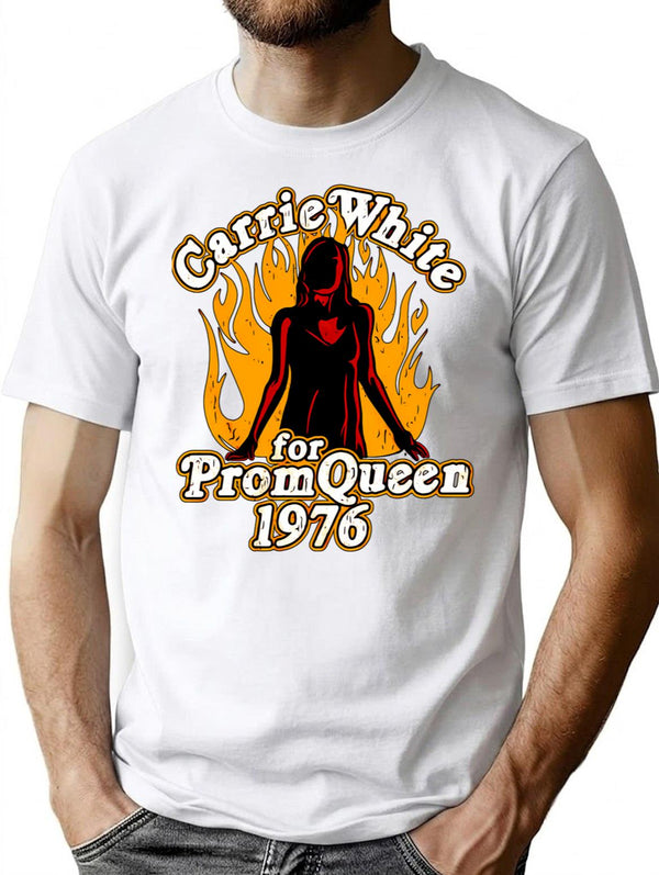 Carrie Movie Stephen King T-Shirt for Men & Women, T-Shirts Graphic Tee - White