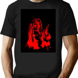 Carrie T-Shirt for Men & Women, T-Shirts Graphic Tee - Black
