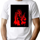 Carrie T-Shirt for Men & Women, T-Shirts Graphic Tee - White