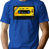 Cassette Tape Nostalgy Retro Cool. T-Shirt - Blue