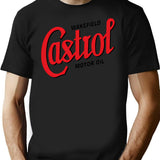 Castrol T-shirtvintage Castrol - Retro Graphic Casual Tee - Black