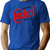 Castrol T-shirtvintage Castrol - Retro Graphic Casual Tee - Blue