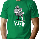 Casual Friday With Jason Voorhees T-Shirt for Men & Women, T-Shirts Graphic Tee - Green