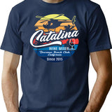 Catalina Wine Mixer T-Shirt for Men & Women, T-Shirts Graphic Tee - Navy
