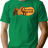 Caucasian Barrel T-Shirt for Men & Women, T-Shirts Graphic Tee - Green