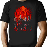 Cenobites Pinhead Puzzle Box Horror Tribute T-Shirt for Men & Women, T-Shirts Graphic Tee - Black