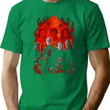 Cenobites Pinhead Puzzle Box Horror Tribute T-Shirt for Men & Women, T-Shirts Graphic Tee - Green