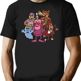 Cereal Monsters T-Shirt for Men & Women, T-Shirts Graphic Tee - Black
