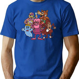 Cereal Monsters T-Shirt for Men & Women, T-Shirts Graphic Tee - Blue