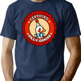 Certificate Of Silliness (1) T-Shirt - Retro Graphic Tee for Men & Women - Navy