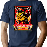 Chairman Meow Lts T-Shirt for Men & Women, T-Shirts Graphic Tee - Navy