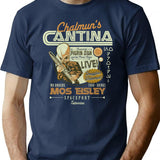 Chalmun'S Cantina Dks T-Shirt for Men & Women, T-Shirts Graphic Tee - Navy