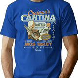 Chalmun'S Cantina Dks T-Shirt for Men & Women, T-Shirts Graphic Tee - Blue