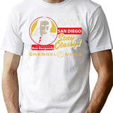 Channel 4 Kvwn San Diego T-Shirt for Men & Women, T-Shirts Graphic Tee - White