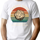 Chaotic Good Good Intentions Questionable Methods Vintage T-Shirt - White