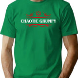 Chaotic Grumpy Alignment T-Shirt for Men & Women, T-Shirts Graphic Tee - Green