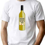 Chardonnay You Chunts T-Shirt - Retro Graphic Tee for Men & Women - White