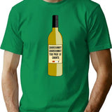 Chardonnay You Chunts T-Shirt - Retro Graphic Tee for Men & Women - Green