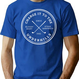 Charge It To The Underhills - Fletch T-Shirt - Blue