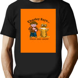 Charley Says T-Shirt - Retro Graphic Tee for Men & Women - Black