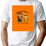 Charley Says T-Shirt - Retro Graphic Tee for Men & Women - White