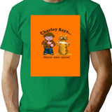 Charley Says T-Shirt - Retro Graphic Tee for Men & Women - Green