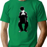 Charlot T-Shirt - Retro Graphic Tee for Men & Women - Green