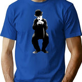 Charlot T-Shirt - Retro Graphic Tee for Men & Women - Blue