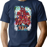 Chasing Fortune In Madcap Chaos Funny T-Shirt - Navy