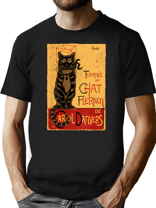 Chat Flerken (Collab With Goodidearyan) T-Shirt for Men & Women, T-Shirts Graphic Tee - Black