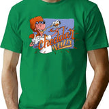 Cheddar Whizzy T-Shirt - Retro Graphic Tee for Men & Women - Green