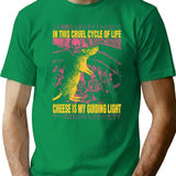 Cheese My Guiding Light Rat T-Shirt for Men & Women, T-Shirts Graphic Tee - Green