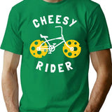 Cheesy Rider - Funny Cheesy Gift T-Shirt - Green