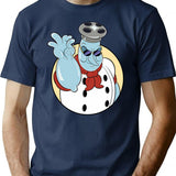 Chef Saltbaker Aka The Salt Bae- The Cuphead Show T-Shirt - Navy