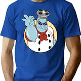 Chef Saltbaker Aka The Salt Bae- The Cuphead Show T-Shirt - Blue
