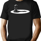 Chess Pawn King Funny Art For Chess Players Grandmasters T-Shirt - Black