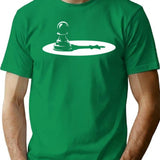 Chess Pawn King Funny Art For Chess Players Grandmasters T-Shirt - Green