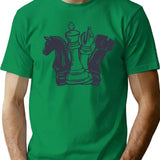 Chess T-Shirt - Retro Graphic Tee for Men & Women - Green