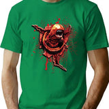 Chestburster Alien Xenomorph Sci Fi Horror T-Shirt for Men & Women, T-Shirts Graphic Tee - Green