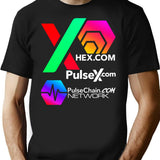 Chex Pulsex Pulsechain T-Shirt - Retro Graphic Tee for Men & Women - Black