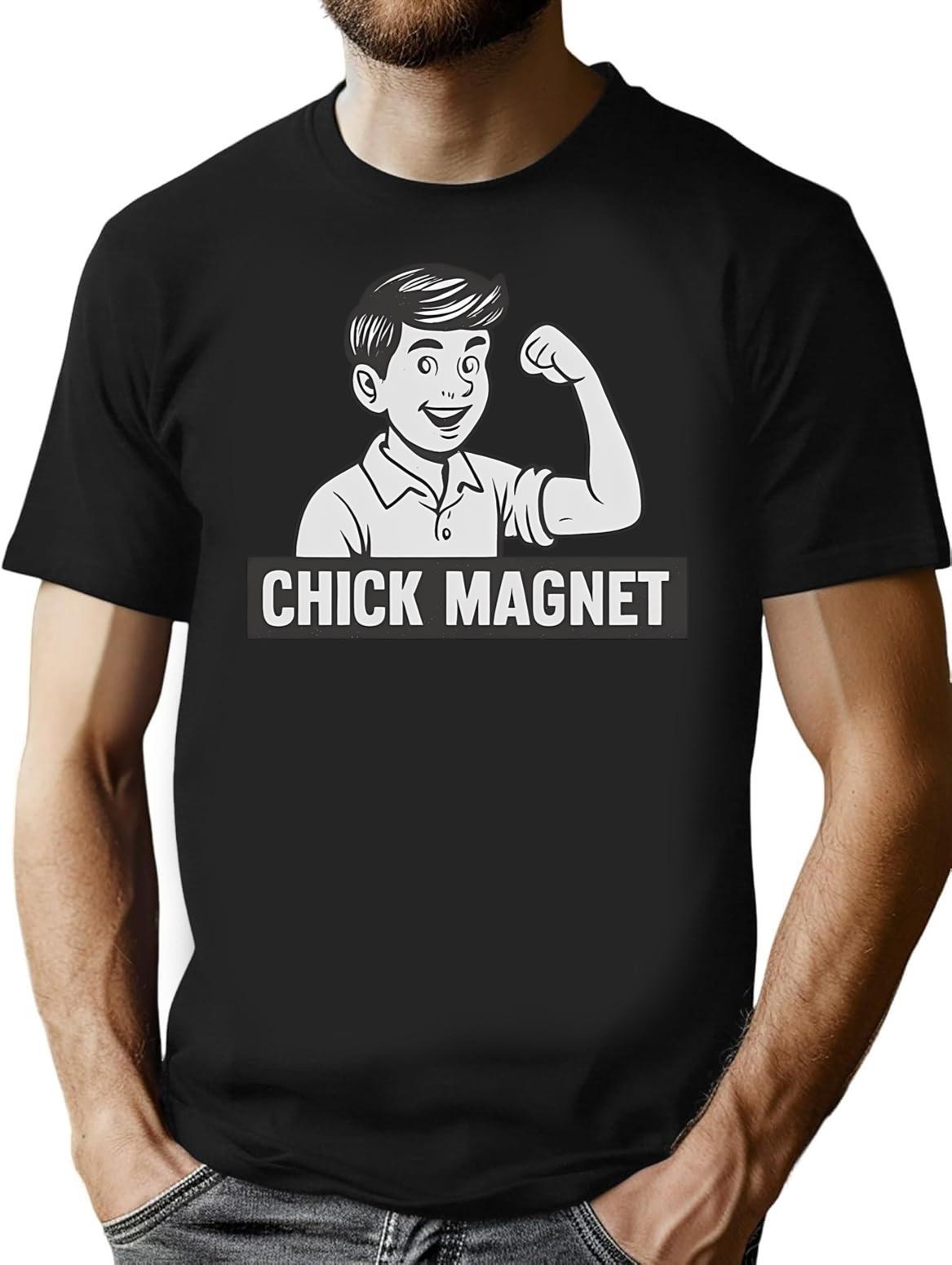 Chick Magnet Shirt (as Seen In The Accountant 2 2025) Tee - Black