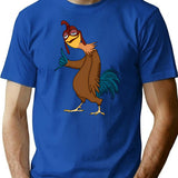 Chicken Joe Is A Vibe T-Shirt - Retro Graphic Tee for Men & Women - Blue