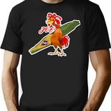 Chicken Joe T-Shirt - Retro Graphic Tee for Men & Women - Black