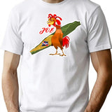 Chicken Joe T-Shirt - Retro Graphic Tee for Men & Women - White